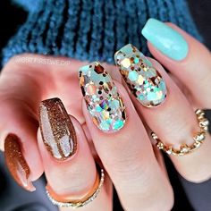 Dip Ideas, Simple Fall Nails, Nail Polish Trends, Dip Nails, French Acrylic Nails, Glamorous Nails, Blue Nail, Shellac Nails, Trendy Nail Design