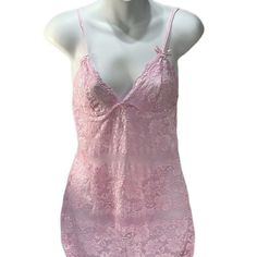 Brand: Jolie Size: Medium Style: Babydoll Condition: New. Please Review Photos For Details And Condition. Rbb Stock #: 310246c Features: Lace Sheer Lace Sleepwear For Sleepover, Lace Nightgown With Built-in Bra For Bedtime, Lace Sleepwear With Spaghetti Straps For Sleepover, Pink Feminine Camisole For Bedtime, Feminine Pink Camisole For Bedtime, Pink Lace Sleepwear For Bedtime, Pink Cami Sleepwear With Built-in Bra, Delicate Lace Sleepwear Camisole For Bedtime, Pink Camisole With Built-in Bra For Bedtime