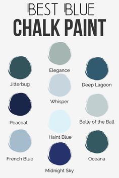 the best blue chalk paint colors