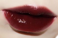 Dark Red Lips Makeup, Blood Red Aesthetic, Red Lips Aesthetic, Dark Red Lip, Beard Makeup, Blood Red Lipstick, Maquillage Goth, Dark Red Lips, Swag Makeup