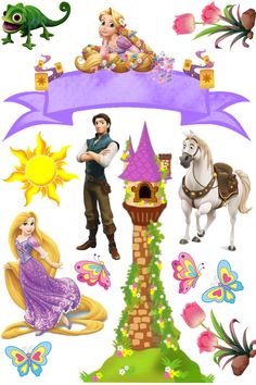 disney princess and prince wall stickers