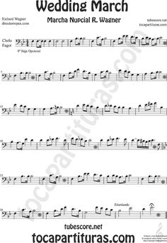 the wedding march sheet music for flute