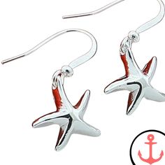 |<none> Starfish Earrings, Drops Design, Earrings Collection, Exquisite Design, Starfish, Everyday Look, Timeless Design, Jewelry Collection, Silver