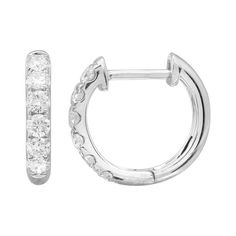 12MM Diamond Huggie Earrings by Kury - Available at SHOPKURY.COM. Free Shipping on orders over $200. Trusted jewelers since 1965, from San Juan, Puerto Rico. Diamond Huggie Earrings, Circle Bracelet, Mini Hoop Earrings, Diamond Charm, Diamonds And Gold, Huggie Earrings, Huggie Hoop Earrings, Round Brilliant Cut Diamond, Huggies Earrings