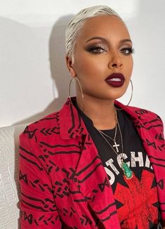 Short Blonde Hair Round Face, Bald Fade Women Black, Eva Marcille, Ethnic Hairstyles