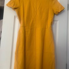 Must Have Wrap Dress. Versatile Solid Knee-length Lined Dress, Yellow Shift Dress, Knee-length, Solid A-line Lined Dress, Lined Solid Dresses For Daywear, Casual Sheath Mini Dress Lined, Solid Lined Dresses For Daywear, Solid Color Lined Dresses For Daywear, Lined Dress For Daywear, Chic Yellow Shift Dress