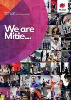 we are mittie brochure with images of people in different colors and sizes