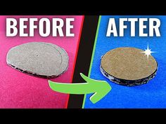 the before and after image shows how to make a burger with paper towels on it