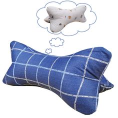 a pillow with a thought bubble above it