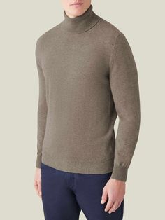 Dark Green Chunky Knit Cashmere Crew Neck | Luca Faloni Cashmere Crew Neck Turtleneck For Layering, Crew Neck Cashmere Turtleneck For Layering, Luca Faloni, Chunky Jumper, Chunky Knit, Dark Green, Cashmere, Jumper, In Italy