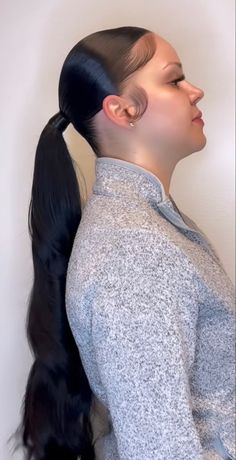 Low Ponytail Hairstyles For Black Women, Ponytail Black Women, 4c Natural Hairstyles Short, Hair Inches, Graduation Hair, Low Ponytail Hairstyles, Weave Ponytail Hairstyles, Sleek Ponytail Hairstyles, Weave Ponytail