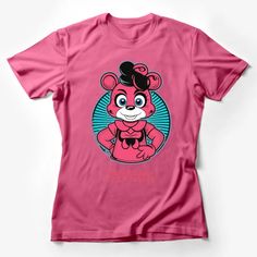 Cute Cartoon Bear T-Shirt, Vibrant Kids Animal Graphic Tee, Personalized Name Shirt, Unisex Children's Clothing, Fun Bear Character Top Female T-Shirt Custom graphic T-Shirt.Customize your color Cute Cartoon Bear, Bear Character, Animal Graphic Tee, Animal Graphic, Cartoon Bear, Bear T Shirt, Bear Cartoon, Male T Shirt, Animals For Kids