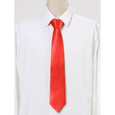 The Allegra K Men's Self-Tied Necktie is made of 100% Polyester and is a perfect men's accessory. The necktie measures approximately 145cm/57.09" in length and 8cm/3.15" in width at the widest tip, fitting most adults. This self-tied, solid color tie does not come pre-tied, ensuring a fashionable look that can easily match with shirts, pocket squares, and suits. It is suitable for occasions such as daily wear, work office, business, school, meetings, presentations, birthdays, parties, and weddin Red Standard Tie, Red Standard Tie For Formal Occasions, Classic Red Suit And Tie Accessories For Party, Red Standard Tie For Semi-formal Occasions, Red Necktie For Semi-formal Occasions, Classic Red Neckwear With Ties, Red Formal Neckwear Standard Tie, Red Business Tie, Red Semi-formal Necktie