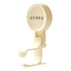 a white object with the word uforu on it