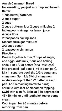 the ingredients for an ice cream recipe are shown in black and white, with text above it