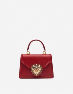 Woman Bags Handbags, Dolce E Gabbana, Small Handbags, Dolce & Gabbana, White Bag, Leather Top, Small Bags, Mini Bag