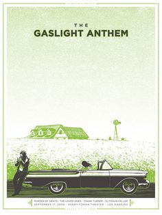 the gaslight antem movie poster with a woman in an old - fashioned car