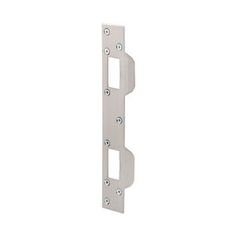 an image of a white door handle on a white wall or ceiling mount with screws