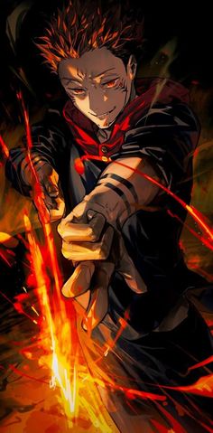 An Anime, Jujutsu Kaisen, Anime Character, Jujutsu, Wallpapers, Red, Hair, Anime, Black