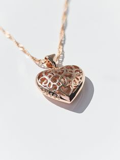 Kinel Heart Pendant Necklace For Women Luxury Natural Zircon With 585 Rose Gold Color  Modern Party Wedding Daily Jewellery Open Heart Necklace For Valentine's Day Party, Valentine's Day Open Heart Necklace For Party, Rose Gold Heart Cut Necklace For Wedding, Wedding Rose Gold Heart Cut Necklace, Rose Gold Heart Charm Necklace For Party, Rose Gold Heart Necklace With Charm For Parties, Rose Gold Heart Locket Necklace For Wedding, Rose Gold Double Heart Jewelry For Party, Rose Gold Jewelry For Christmas Wedding