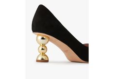 Made from plush suede with stacked spherical heels these charmers make a cool style statement. | Kate Spade Charmer Pumps, Black - 11 Style Statement, Black 7, Kate Spade New York, Cocoa, Cool Style, Kate Spade, Pumps, Heels, 10 Things