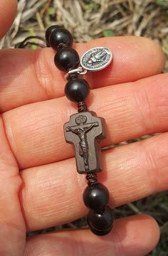 rosary//rosary bracelet//rosary beads//Catholic rosary//wooden rosary//mens rosary//baptism//keepsak Bracelet Rosary, Knotted Rosary, Mens Rosary, Wooden Rosary, Rosary Beads Catholic, First Communion Gifts, Catholic Rosary, Bracelet Knots, Rosary Bracelet