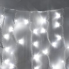 8-foot LED Curtain Lights Pure White on White Wire Led Icicle Lights, Led Curtain Lights, Led Curtain, Led Rope, Craft Lights, Icicle Lights, Rope Lights, Led Christmas Lights, White Lights