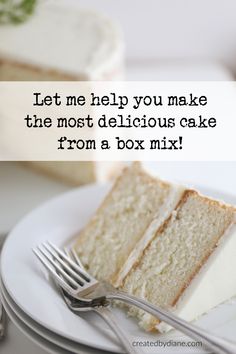 cake Wedding Cake Recipes From Mix Boxes, Cake Mix Enhancements, Duncan Hines White Cake Mix Recipes, Pillsbury White Cake Mix Recipes, Wedding Cake From Box Mix Recipes, Cream Soda Cake Recipe, White Cake Mix Hacks, White Box Cake Recipes, Vanilla Cake Box Mix Recipes