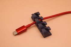 Cable holder by WoTanCZSK | Download free STL model | Printables.com 3d Print Cable Management, Accessories For Home, Cable Holder, Cable Wire, Cable Organizer, Cable Management, Desk Storage, Gaming Setup, Practical Gifts