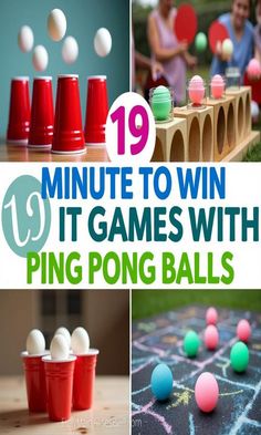 the top ten games with ping pong balls are great for kids to play in