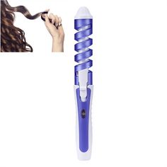 scalding spiral curling rod curler electric curling rod electric heating rod large curler pear hair curler curler US PLUG Material: ABS Color: as the picture shows, (Due to the difference between different monitors, the picture may have slight color difference. please make sure you do not mind before ordering, Thank you!) Package weight: 300g Package size: 30.5x8x3.5cm,(Please allow 1-3mm error due to manual measurement. please make sure you do not mind before ordering.) Heated Brush Straightene Beach Waves Curling Iron, Curlers For Short Hair, Heated Brush, Hair Curler Wand, Magic Hair Curlers, Hair Dryer Straightener, Curling Rods, Curl Hair With Straightener, Rotating Curling Iron