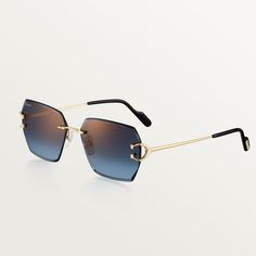 Classic Cartier Sunglasses With Tinted Lenses, Classic Cartier Sunglasses With Mirrored Lenses, Classic Cartier Tinted Sunglasses, Gold Cartier Sunglasses With Gradient Lenses, Cartier Gold Sunglasses With Tinted Lenses, Cartier Gold Sunglasses With Gradient Lenses, Cartier Gold Tinted Sunglasses, Modern Gold Cartier Sunglasses, Elegant Cartier Sunglasses With Mirrored Lenses