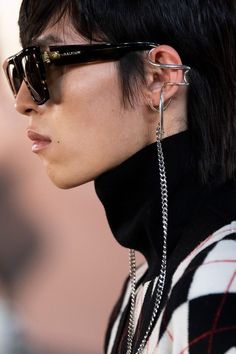 High Fashion Hair, Jewelry Product Shots, Jewelry Images, Men Earrings, Mens Accessories Fashion, Eyewear Accessories