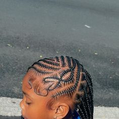 Natural Hair Styles With Braids Kids, Cornrows Ideas For Kids, Pre Teen Braided Hairstyles Black, Lemonade Fulani Braids Kids, Kids Braided Hairstyles Natural Hair Without Beads, Back To School Cornrows, Kids Tribals With Knotless Braids, Simple Cornrows For Kids, Kid Cornrow Styles