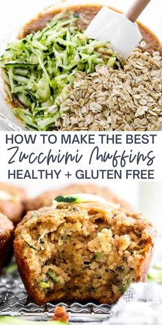 the best zucchini muffins healthy and gluten free