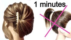 Hair Pin Bun Tutorial, Bun Hacks For Medium Hair, Mum Hairstyle, Hair Bun Hacks Videos, Viral Bun Hack, Tutorial Chignon, Bun Hairdo, Bun For Short Hair