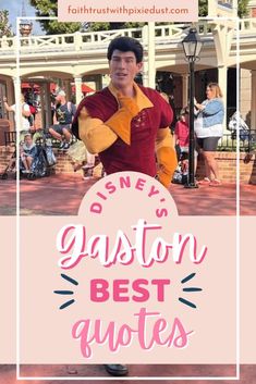 the character from beauty and the beast is featured in disney's gayton best quotes