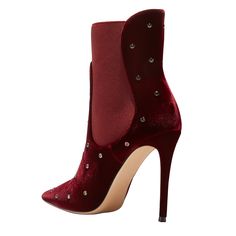 null Heel Chelsea Boots, Pencil Heels, Chelsea Boots Heel, Heeled Chelsea Boots, Velvet Boots, Burgundy Velvet, Loafers Shoes, Beautiful Boots, Shoe Lover