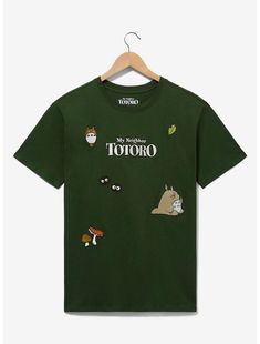 Studio Ghibli My Neighbor Totoro Scattered Icons T-Shirt - BoxLunch Exclusive Super Mario Christmas Tree, Mario Christmas Tree, Super Mario Christmas, Tree Icons, Mario Christmas, Studio Ghibli My Neighbor Totoro, Ghibli My Neighbor Totoro, Nerdy Outfits, Allover Design