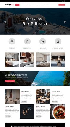 the hotel website is clean and ready to be used for its customers'business purposes