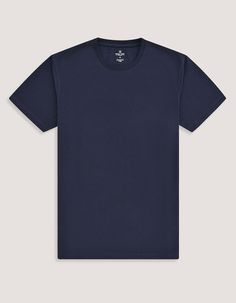 Upgrade your everyday wardrobe with a timeless navy basic tee. Crafted from 100% cotton, this tee delivers superior comfort and breathability, perfect for all-day wear. The smart fit flatters your physique without being restrictive, while the soft fabric finish provides a luxuriously smooth feel against your skin. The round neck keeps you looking polished even when you are dressed casually. Pair it with Brian Oak's jeans for a casual day out or chinos for a modern look. 100% Cotton Smart Fit Sof Mens Plain T Shirts, Shirts Plain, Polo Fashion, Smart Fit, Check Shirts, Polo Design, Maroon Shirts, Short Loungewear, T Shorts