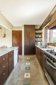 the kitchen is clean and ready to be used as a place for cooking or eating