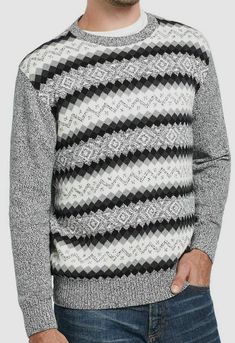 $98 Weatherproof Vintage Men Black Stripe Crew Neck Acrylic Sweater Sweatshirt S Description An iconic cold weather look is provided a modern update with the Fair Isle-style face and solid sleeves of this handsome cotton sweater by Weatherproof Vintage. Approx. model height is 6'2" and he is wearing a size medium Regular fit Crewneck Fair Isle-style pattern on front 100% cotton Machine washable Imported About Us We sell only 100% authentic clothing from new with tags to gently used. We have a 10 Gray Sweater For Cold Weather, Acrylic Sweater, Cotton Sweater, Fair Isle, Model Height, Black Stripes, Vintage Men, Cold Weather, Sweater Outfits