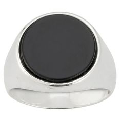 Accessorize in style with this Menster sterling silver black onyx signet ring. Click on this JEWELRY & WATCHES GUIDE to learn about fit, styles, materials and more! Accessorize in style with this Menster sterling silver black onyx signet ring. Click on this JEWELRY & WATCHES GUIDE to learn about fit, styles, materials and more! FEATURES Width: 5.08 mm - 16.51 mm Shank style: stackable Nickel free Metal: sterling silver Plating: rhodium Finish: polished Packaging: velvety pouchSTONE DETAILS Stone Onyx Signet Ring, Signet Ring, Black Onyx, Rings Statement, Onyx, Statement Rings, Jewelry Watches, Jewelry Rings, Plating