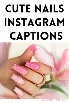 New Nail Set Captions, Nail Quotes Inspirational, Instagram Nail Page Names, Nail Puns, Nails Quotes For Instagram, Nails Captions For Instagram, 90 Nails, Nail Quotes Funny, Manicure Quotes