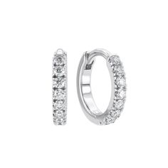 "A small delicate mini diamond huggies that are perfect as a luxury everyday earrings! These diamond hoops are made of solid white gold and set with round natural diamonds :) MEASUREMENTS- * GemStone: 100% Natural Diamond * GemStones Measurements: 1.35 m\"m, 0.16ct (Both) * Color&Clarity: D-F VS1-VS2 * External Diameter: 10.00 m\"m * internal Diameter: 7.00 m\"m * Earring Thickness 1.55 m\"m * Material: High Quality Solid White Gold 14k CUSTOMIZE- The earrings can be made in all colors of Gold a Gold Huggie Earrings, White Gold Hoop Earrings, Diamond Earrings For Women, White Gold Diamond Earrings, Diamond Huggies, White Gold Hoops, Bracelets Gold Diamond, Earrings Diamond, Tiny Earrings