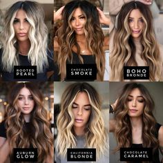 Per your request here is a look book of some of my favorite lived-in looks. Not only different tonalities, but different placement as well.… | Instagram Hair Color Suggestions, Hair Color Trends For Brunettes, Haircut Trending, Spring Hair Color Trends, Spring Hair, Hair Inspo Color, Hair Color Trends, Brunettes