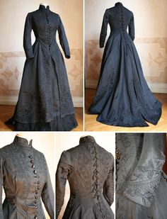 Dress Reference, Victorian Era Fashion, Outfits Fo, Shell House, Period Clothing, Victorian Costume, 19th Century Fashion, Gothic Victorian