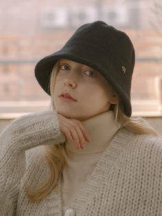 Editor's Notesmeminn's classic accessories with a hint of uniqueness make big difference on your outfit- Unique and warm knit bucket hat- Drooping brim design- Creates feminine and elegant mood- Metal m logo ornamentMeasurements(in.)- Height 9.4 in.- Width 13.8 in.Composition & Care- 80% wool, 20% nylon- Hand wash with detergent in lukewarm water- Do not bleachDesigner- by meminn Trendy Short Brim Felt Hat For Winter, Trendy Winter Felt Hat With Short Brim, Everyday Brimmed Felt Hat For Winter, Classic Wide Brim Bucket Hat, Trendy Winter Felt Hat One Size, Casual Felt Bucket Hat For Fall, Trendy Brimmed Bucket Hat For Fall, Winter Brimmed Bucket Hat For Everyday, Classic Winter Bucket Hat With Short Brim