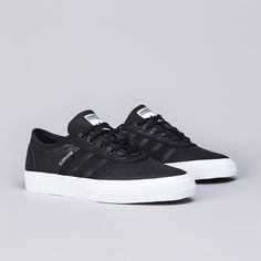 adidas adi ease - eldridge - black / black  so nice :( Skate Clothing, Skate Store, Nike Shoes Girls, Adidas Skateboarding, Nike Free Shoes, Nike Shoes Women, Sports Footwear, Fall Shoes